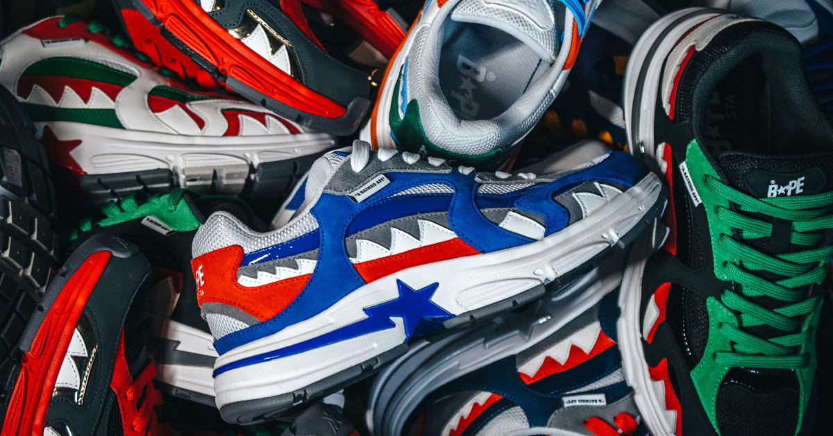 Bape Pays Homage to its Shark Hoodies With Newest Sneaker